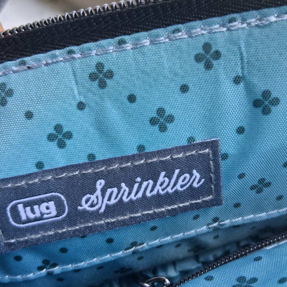 Lug Sprinkler Crossbody Bag - Flamingo Black NWot - Picture 4 of 5